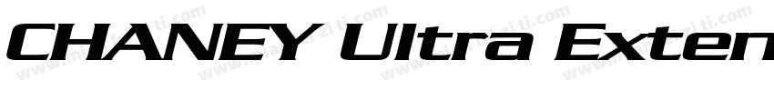 CHANEY Ultra Extended字体转换